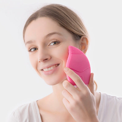 Massajador de Limpeza Facial Recarregável InnovaGoods (Recondicionado B) - debemcomavida.pt