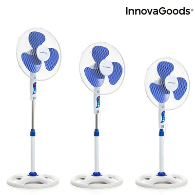 Ventilador de Pé InnovaGoods IG814250 Azul 50 W (Recondicionado C) - debemcomavida.pt