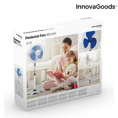 Ventilador de Pé InnovaGoods IG814250 Azul 50 W (Recondicionado C) - debemcomavida.pt