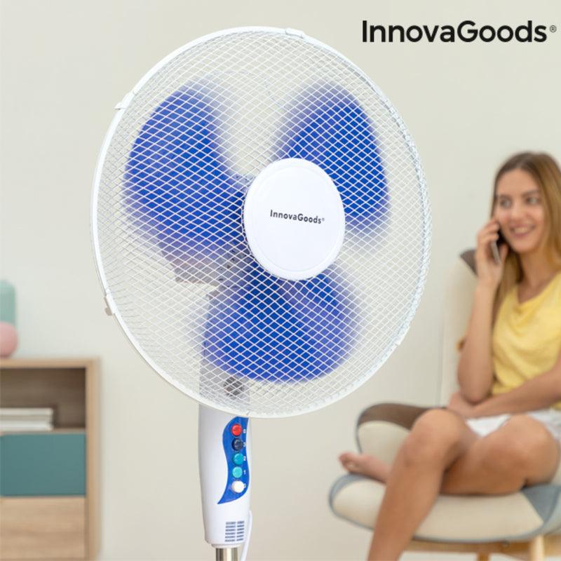 Ventilador de Pé InnovaGoods IG814250 Azul 50 W (Recondicionado C) - debemcomavida.pt