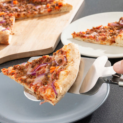 Cortador de Pizza 4-in-1 Nice Slice InnovaGoods IG813215 Aço inoxidável (Recondicionado A) - debemcomavida.pt