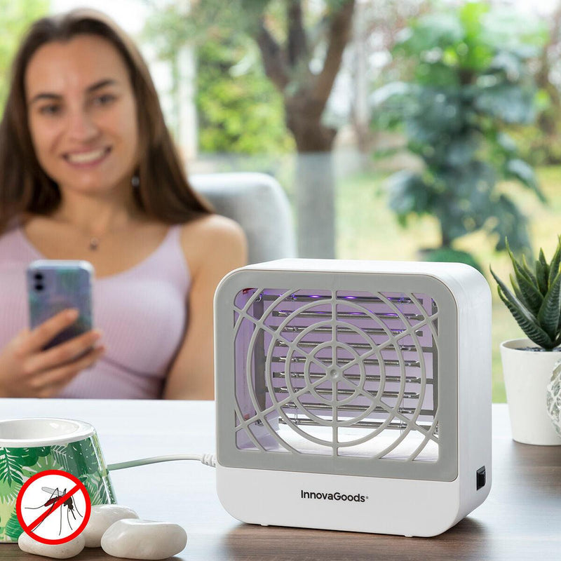 Lâmpada Antimosquitos com Gancho para Pendurar na Parede KL Box InnovaGoods Branco ABS (Recondicionado A) - debemcomavida.pt