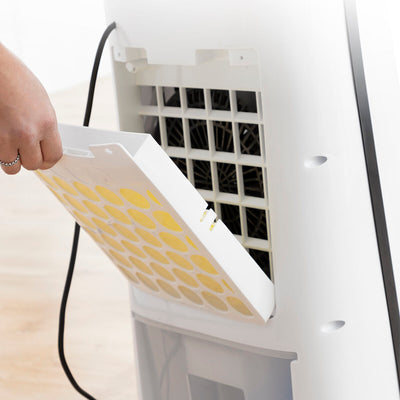 Climatizador por Evaporação sem Pás com LED Evareer InnovaGoods Branco (Recondicionado C) - debemcomavida.pt