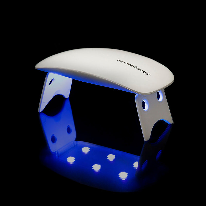 Lâmpada LED UV para Unhas Mini InnovaGoods (Branco) (Multicolor) (Recondicionado A+) - debemcomavida.pt