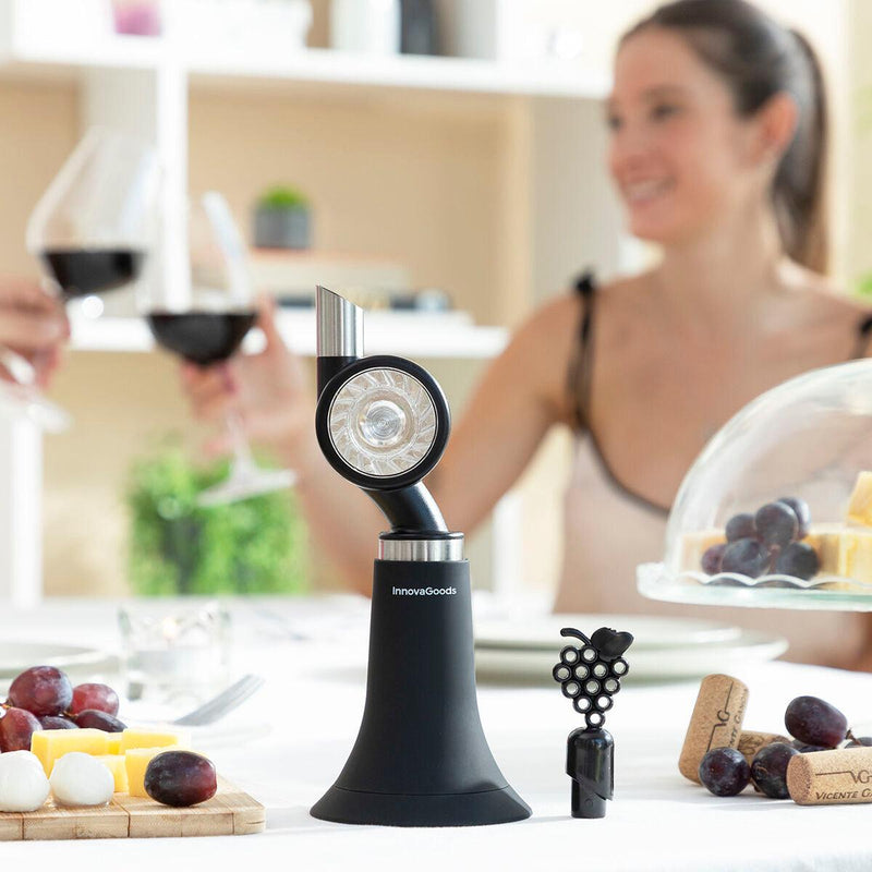 Aerador de Vinho com Moinho e Suporte Wimil InnovaGoods (Recondicionado A) - debemcomavida.pt