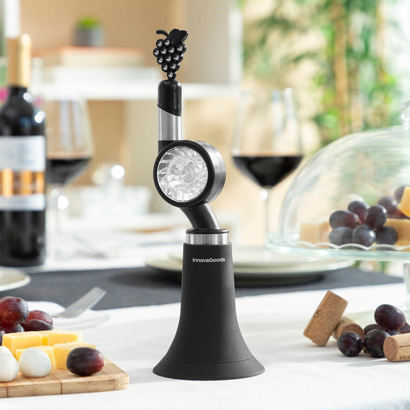 Aerador de Vinho com Moinho e Suporte Wimil InnovaGoods (Recondicionado A) - debemcomavida.pt