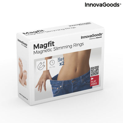 Anéis Adelgaçantes Magnéticos Magfit InnovaGoods Silicone Pack de 2 uds (Recondicionado A+) - debemcomavida.pt