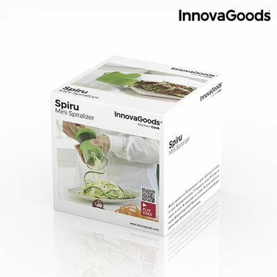 Cortador de Verduras em Espiral 3 em 1 InnovaGoods IG117919 Branco/Verde (Recondicionado A+) - debemcomavida.pt